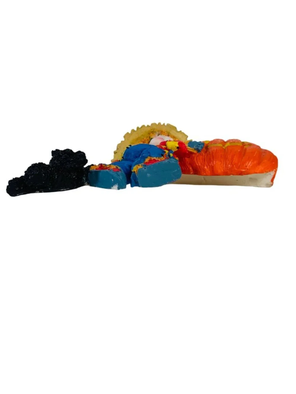 Halloween Scarecrow Wall Hanging Resin Pumpkin Black Cat Kitsch Decor 9